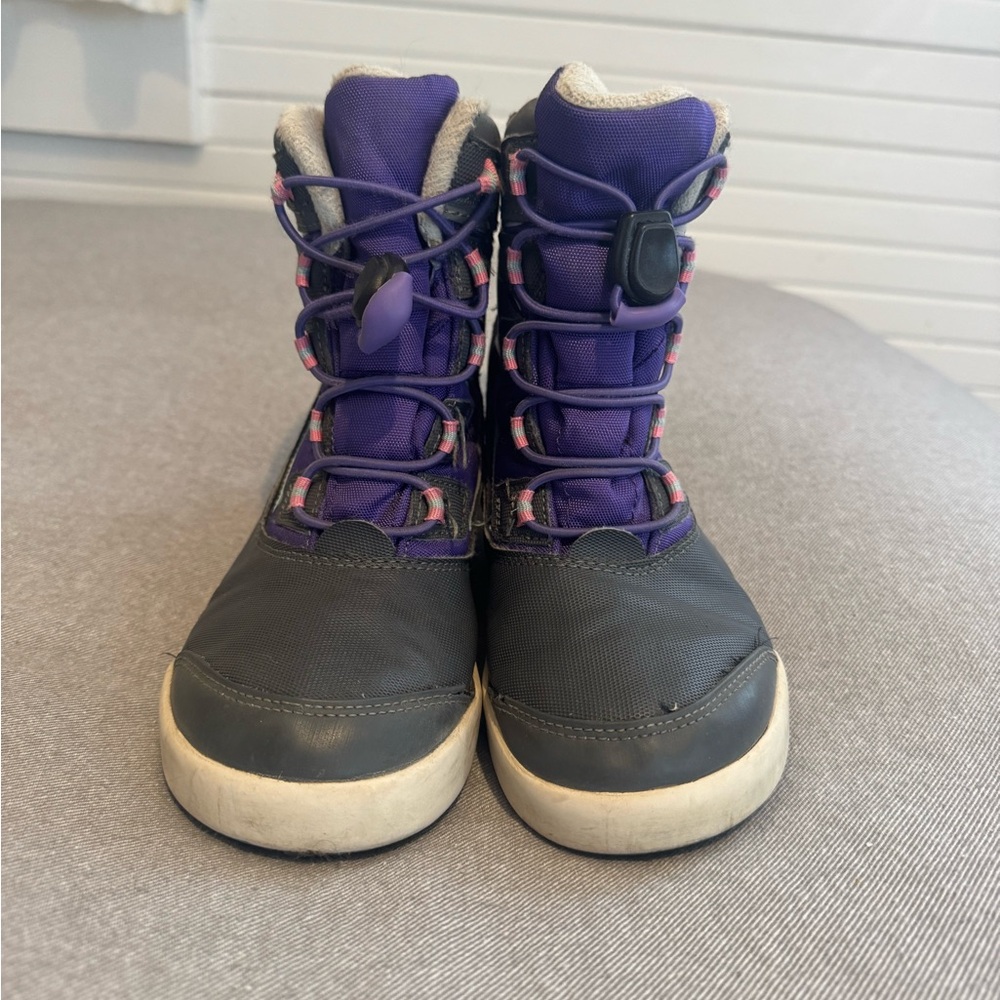 Merrell Kids Purple and Gray Boots